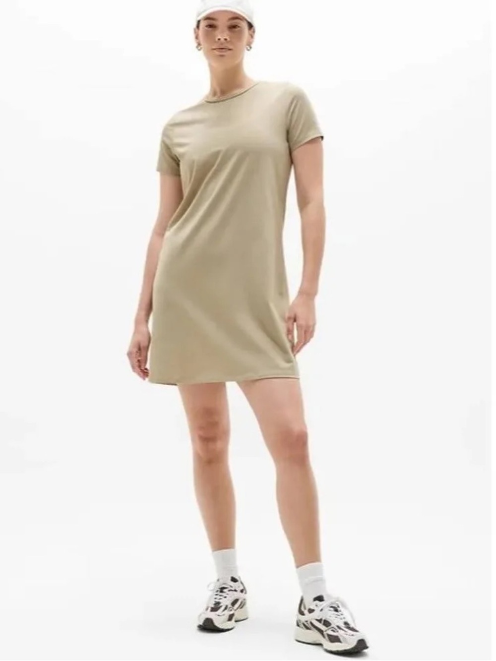 Athleta Essential Tee Dress size XS in Ecru
